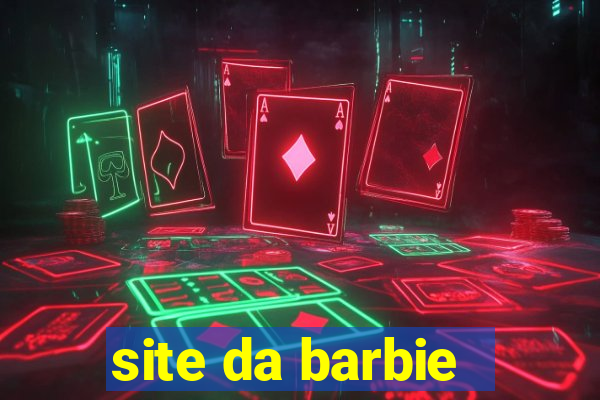 site da barbie - jogos